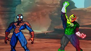 New Spider Man VS Green Lantern Hal Jordan // MUGEN