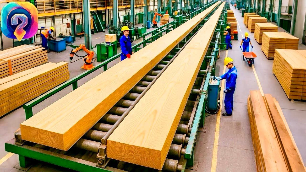 КАК ПРОИЗВОДЯТСЯ ДОСКИ ИЗ ДЕРЕВА на МЕГАЗАВОДЕ в США! Уникальные кадры с производства!
