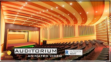 AUDITORIUM ANIMATED VIDEO | REVIT | ENSCAPE | COLLEGE AUDITORIUM