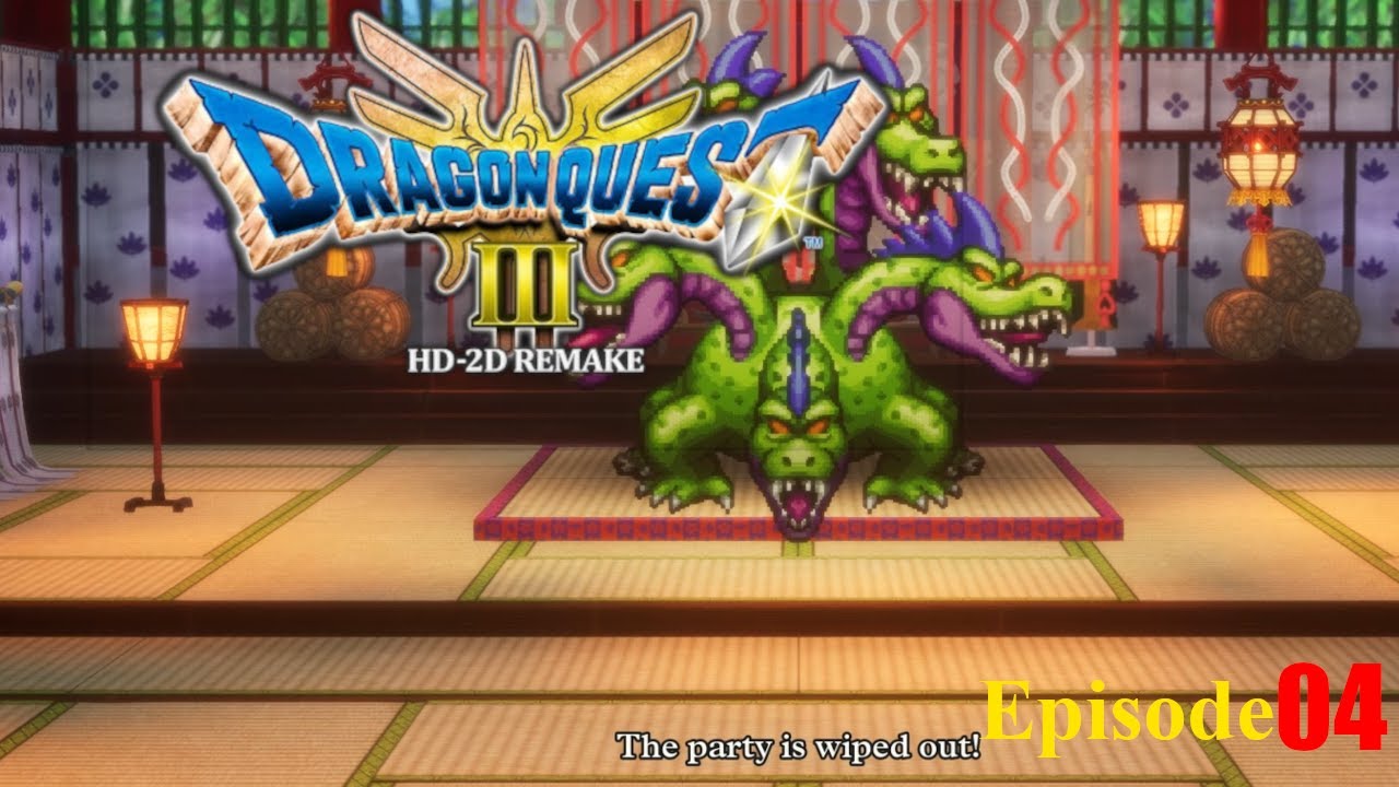 Dragon Quest III HD-2D Episode 4 - Party Wipe to Orochi! (Blind Let's Play) (Audio Issues)