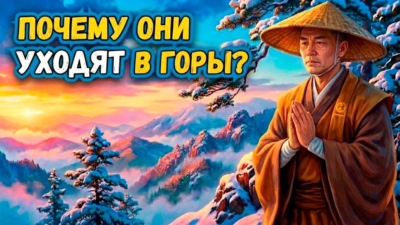 КАК ВЫЖИВАЮТ ЯПОНСКИЕ МОНАХИ В ДИКИХ ГОРАХ? 🌛 Лекция для сна