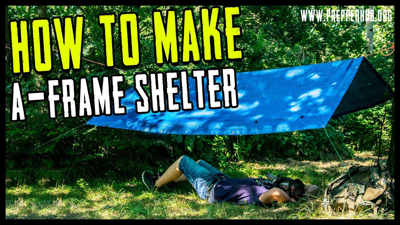 How to Build an AFrame Shelter YouTube