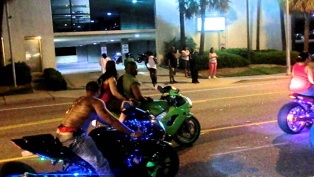 Black Bike Week Myrtle Beach 2011 - YouTube