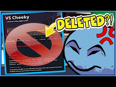 CHEEKY MOD DELETED & COPYRIGHTED?! GONE FOREVER? (Roblox FNF)