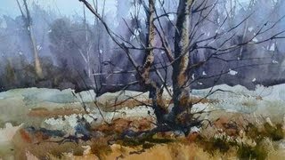 Painting Trees in Watercolour