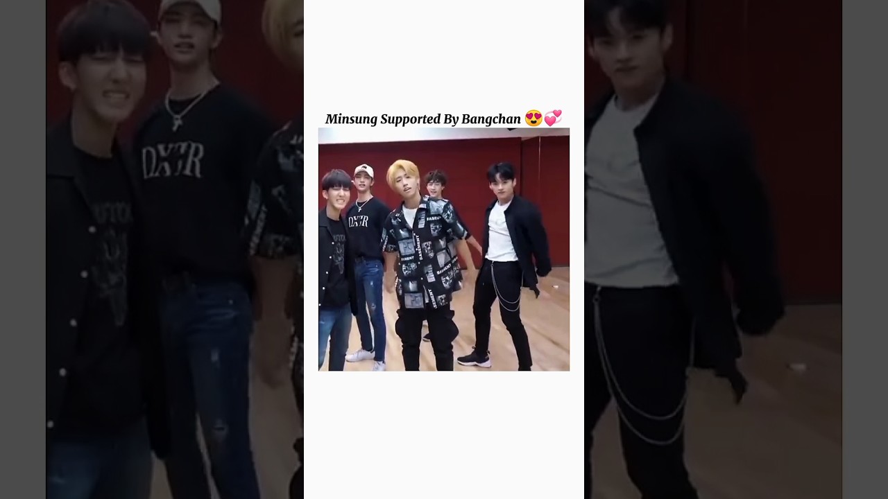 Minsung Supported By Bangchan 😍💞
