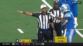 Jamaal Williams hits ref in the head with football \& apologizes