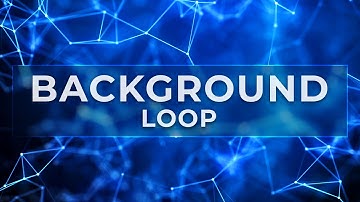 4K 60FPS Macro Plexus Blue Looped Background. Lines and Points Animation Footage - Screensaver