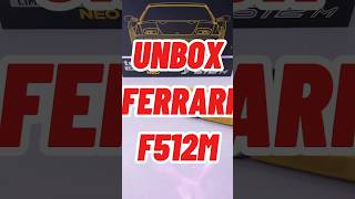 unboxing hotwheels ferrari f512m #car  #hotwheels  #ferrari