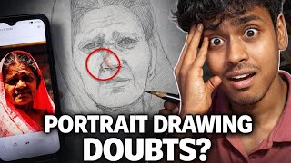 Portrait Drawing Doubts Cleared! 😲 | Avoid These Common Mistakes ❌