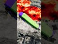 Bus and Car vs Giant Lava Pit – BeamNG.drive #beamng #shorts #beamngdrive #usa #brasil