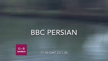 BBC Persian closedown 17:30 GMT 23.1.20 MOCK