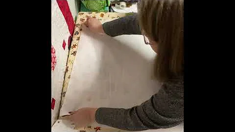 Preparing Panel for Embroidery