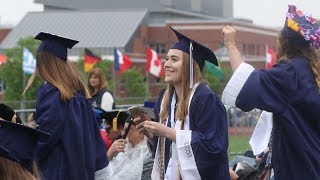 Ithaca College students celebrate at the 123rd Commencement ceremony