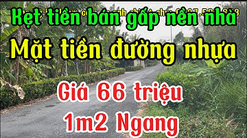 Chủ kẹt tiền bán gấp nền nhà mặt tiền đường nhựa cách chợ bệnh viện trường học 3km Hậu Giang