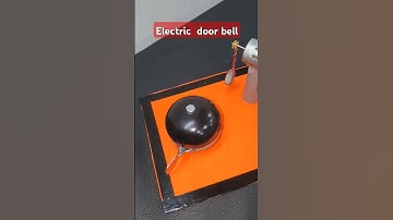 electric door bell school project class 10 class 12 homework 🔔