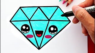 How to Draw a Diamond Cute and Easy - thptnganamst.edu.vn