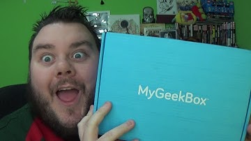 My Geek Box December 2016 Mystery Surprise Subscription Box Unboxing