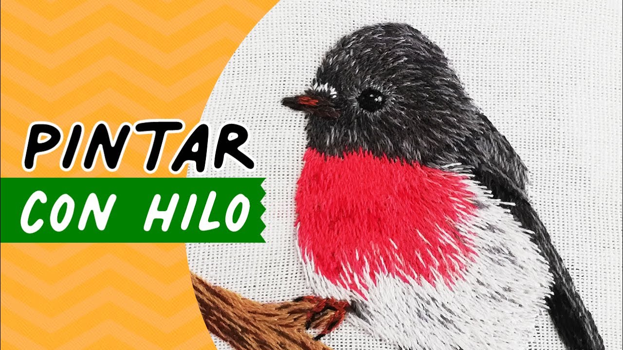 🧵 Cómo BORDAR un Pájaro a Mano 🦜 Ideas para Bordar Paso a Paso
