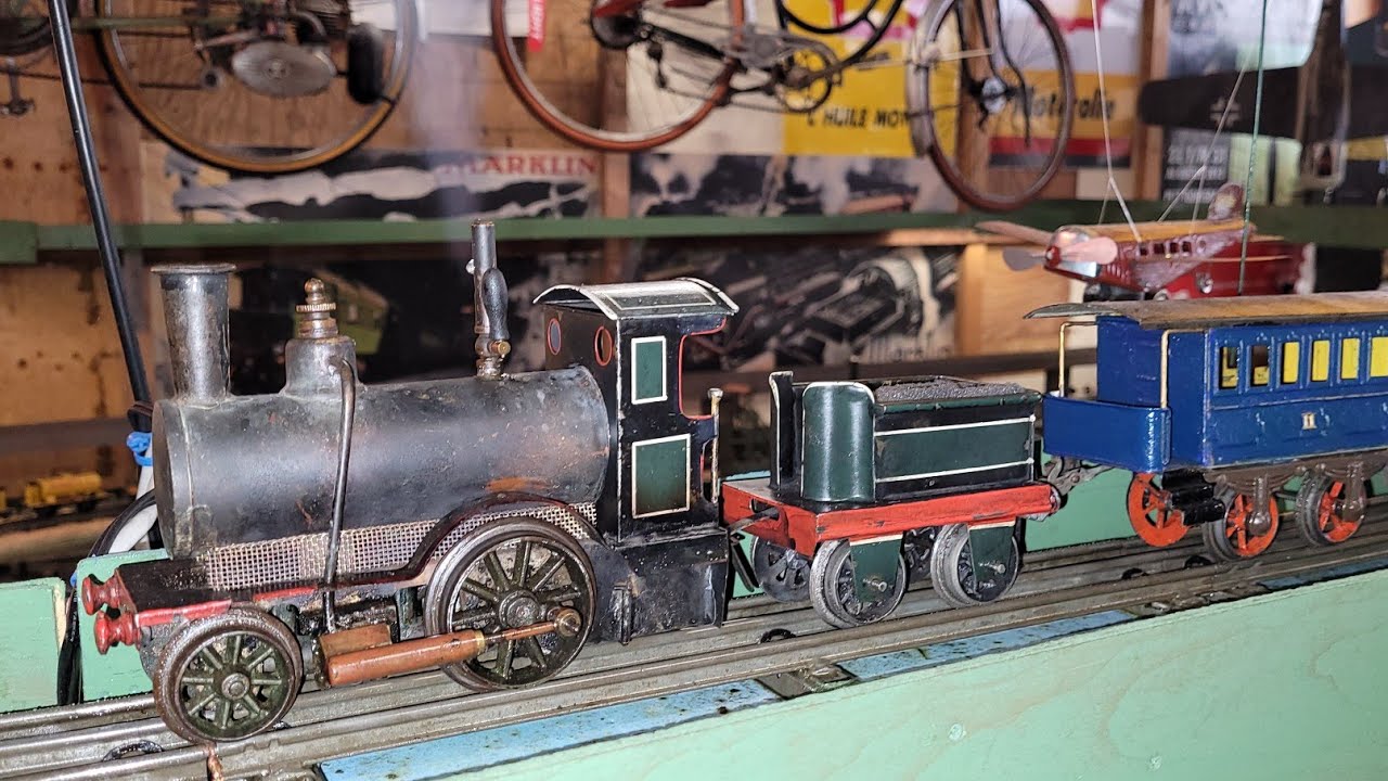 Firing up a 100+ year old Schoenner locomotive 1 scale - YouTube