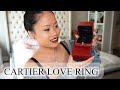 Cartier love ring unboxing  ma premire exprience cartier  heure du conte  dilemme de taille