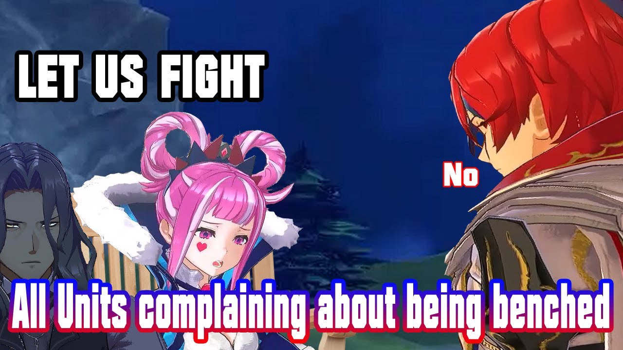 All units reacting to getting Benched - Fire Emblem Engage