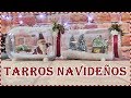 8 Ideas navideñas con Tarros y botellas. Frascos decorados para Navidad