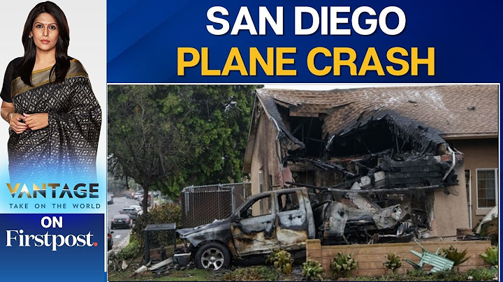Small Plane Crashes into California Neighbourhood Killing 2 | Vantage on Firstpost | N18G