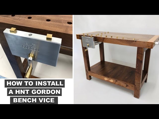 How to Mount a Workbench Vise | HNT Gordon & Co. - YouTube