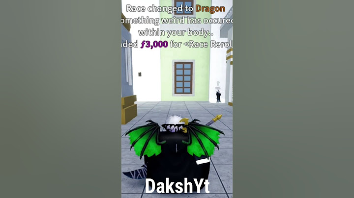 First one to get dragon race //\\
