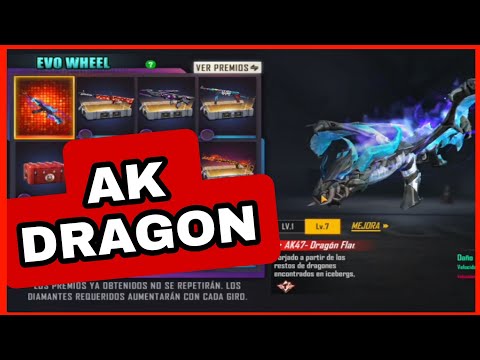 URGENTE GARENA REGRESA LA AK47 DRAGON FLAMA AZUL A FREE FIRE