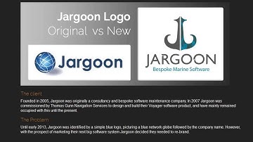Case Study: The Rebranding of Jargoon - Before and After Logos