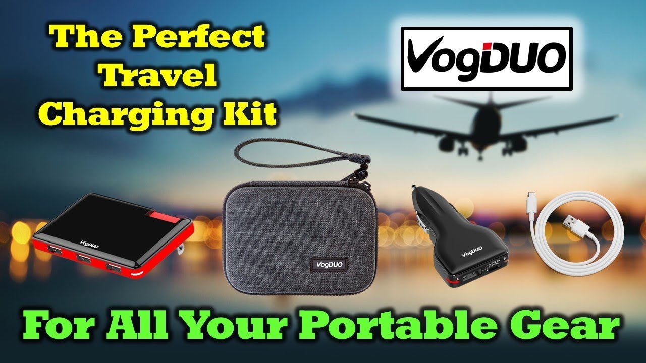 drone valley switzerland VogDuo Travel Charger Kit - Power For All Of Your Portable Gear