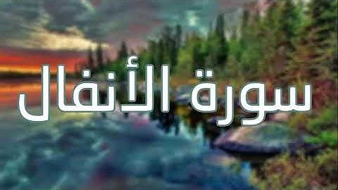 سورة الأنفال - قورئانی پیرۆز به تهفسیری کوردی