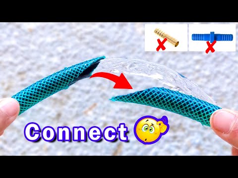 Plumbing Trick!!  - Connecting Water Hose To Hose Without Using Hose Connector