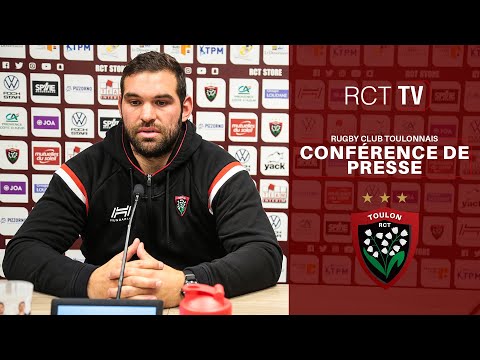 Conférence de presse d'avant-match J18 Toulon/Racing 92