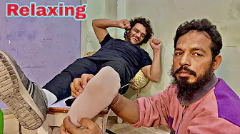 ASMR FEET TICKLE WEARING SHOES AND SOCKS 🧦