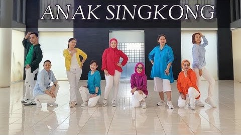 ANAK SINGKONG - line dance demo by BDB class