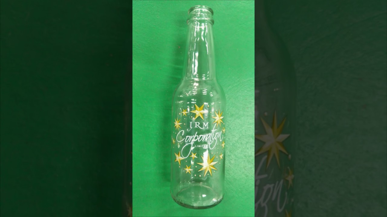 Heat Transfer foil to Glass bottle YouTube