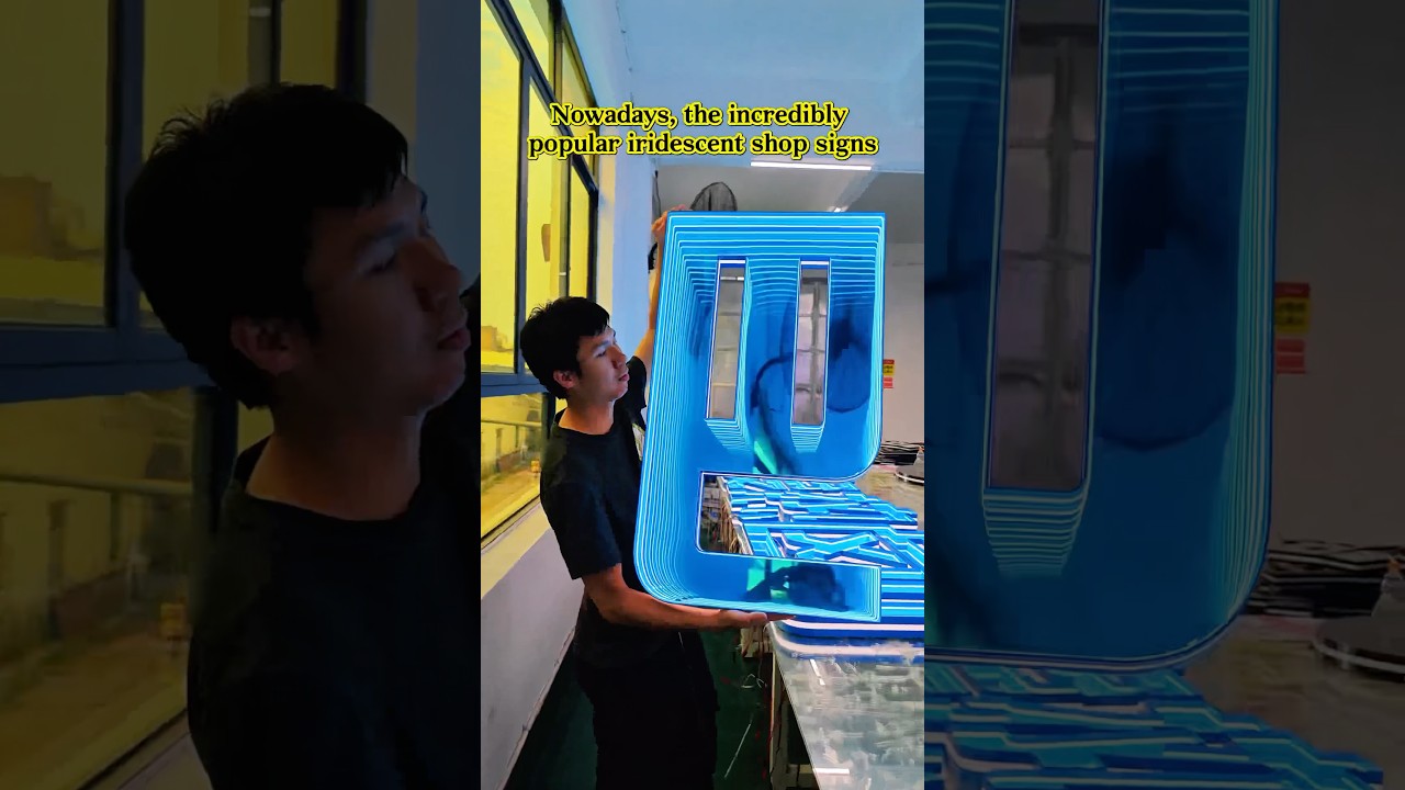 Do you know what is the new and popular signage technology at China?🥰