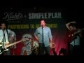 Simple Plan live for Kiehl's Rocks For Kids (Sept. 19, 2014)