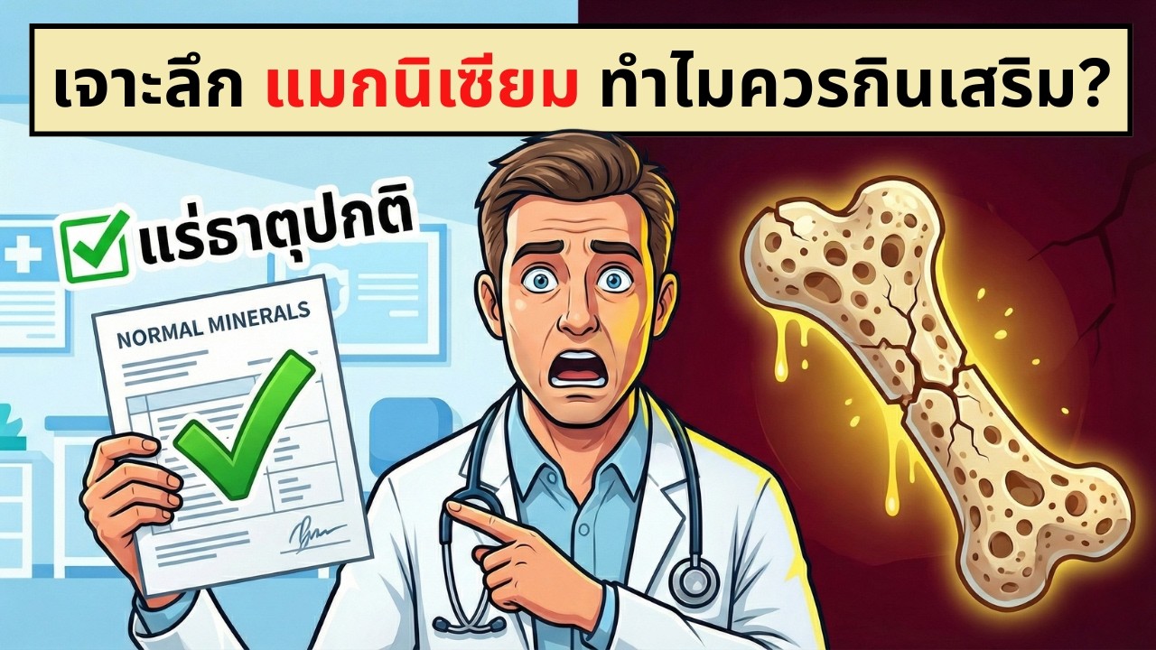 แมกนีเซียม แร่ธาตุสำคัญ ที่ร่างกายยอมทุบกระดูกตัวเอง เพื่อรักษาสมดุล | เรื่องไม่รู้รอบตัว