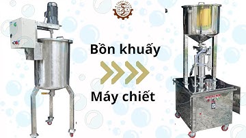 Bồn khuấy mỹ phẩm và máy chiết rót một vòi tự động _ call 0982.777.642 Ms Nhung