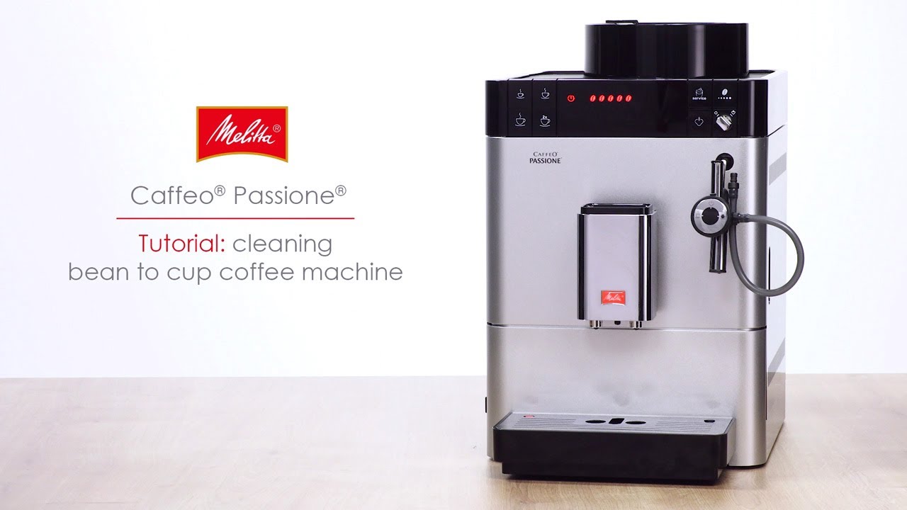Caffeo® Passione® - Tutorial: cleaning bean to cup coffee machine - YouTube
