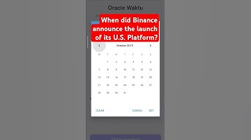 When did Binance announce the launch of its U.S. Platform? | Time farm oracle time code today 28dec