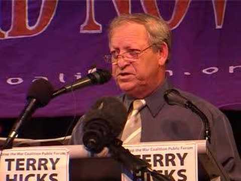 Terry Hicks Speaks Out Against The War on Terror - part 5