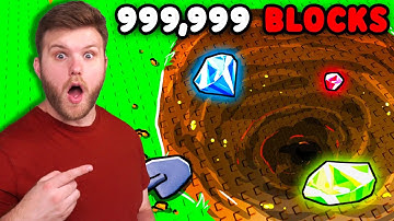 Digging 1 Million Blocks in Roblox Dig One Million Blocks!