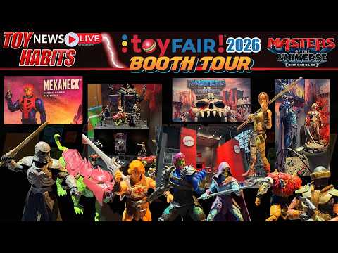 Inside Mattel’s Toy Fair 2026 Booth! MOTU Chronicles & Core Figures Up Close!