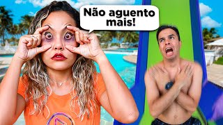 SOBREVIVEMOS 100 HORAS EM UM RESORT 5 ESTRELAS! - VÍDEO DE 1 HORA!