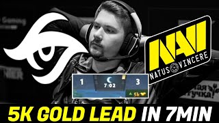 SECRET vs NAVI Fast Game — 5K Gold Lead in 7min